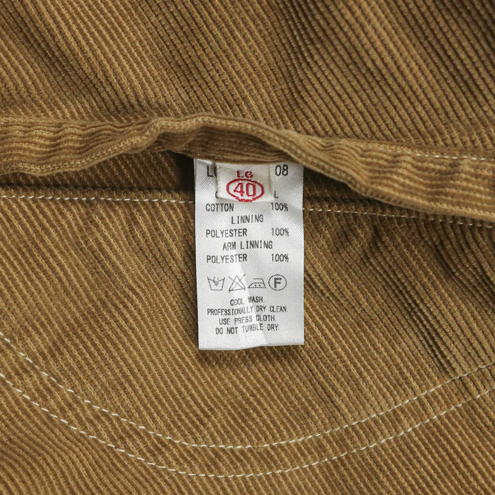 Pherrow's Japan Sherpa-lined Corduroy Jacket Size L