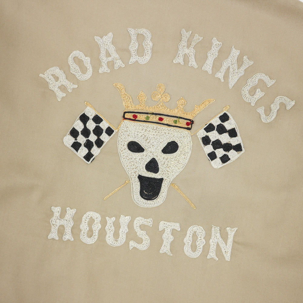 Vintage Tergal Chainstitch Embroidery Jacket Size M