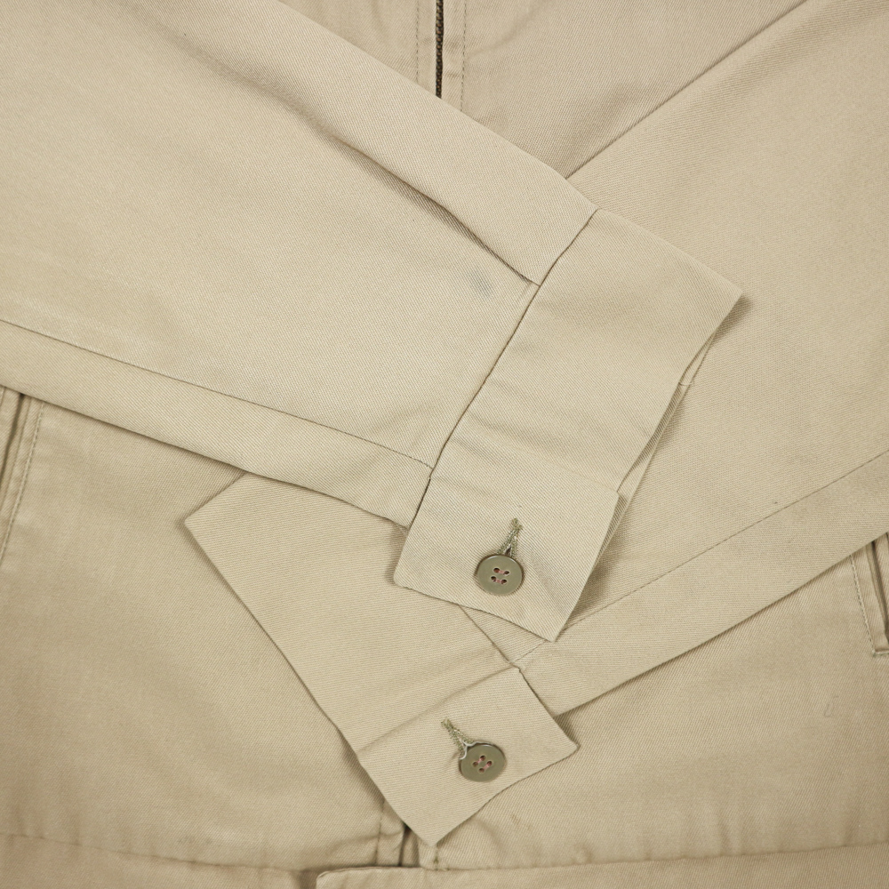 Vintage Tergal Chainstitch Embroidery Jacket Size M