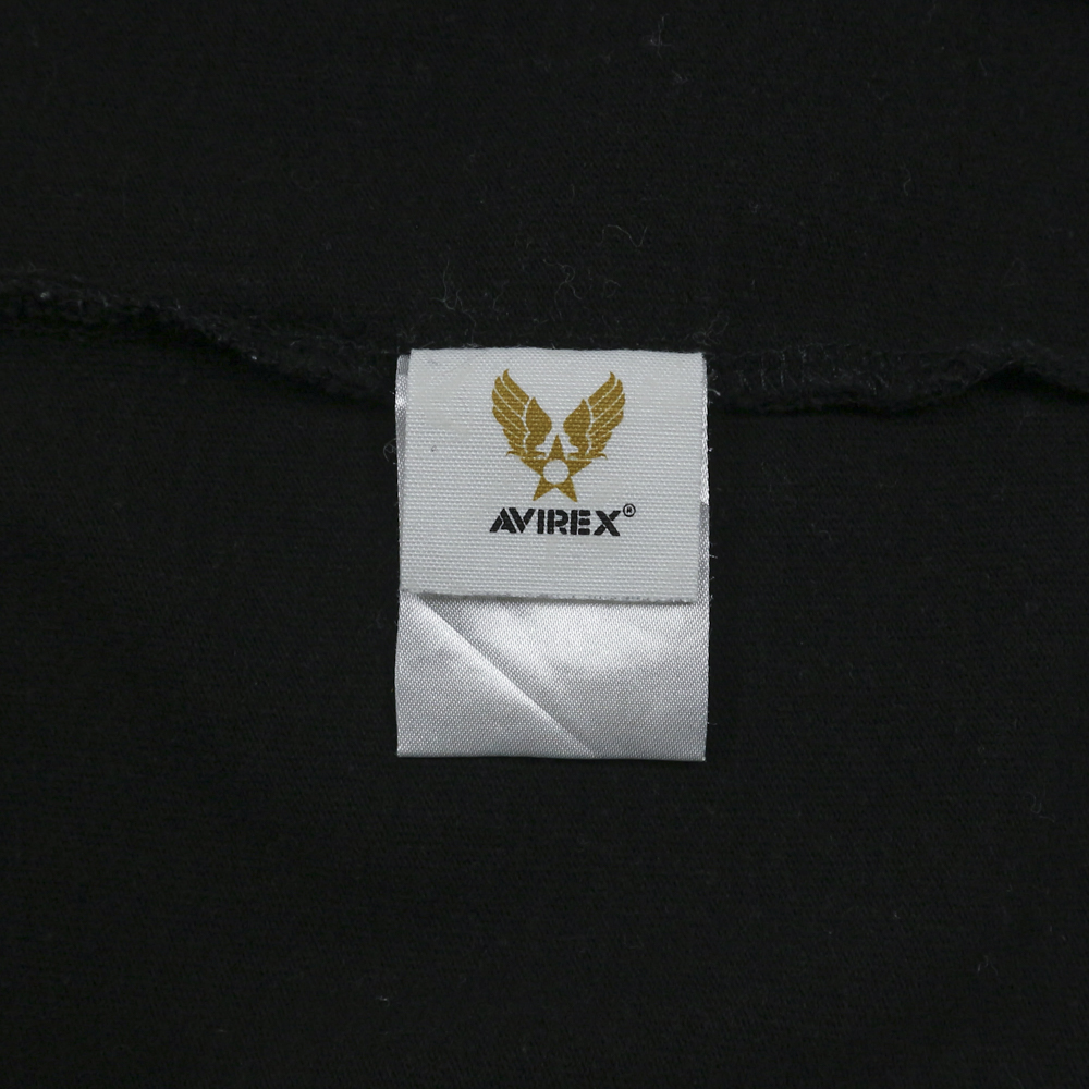 Avirex Black Army Graphic Print T-Shirt Size M