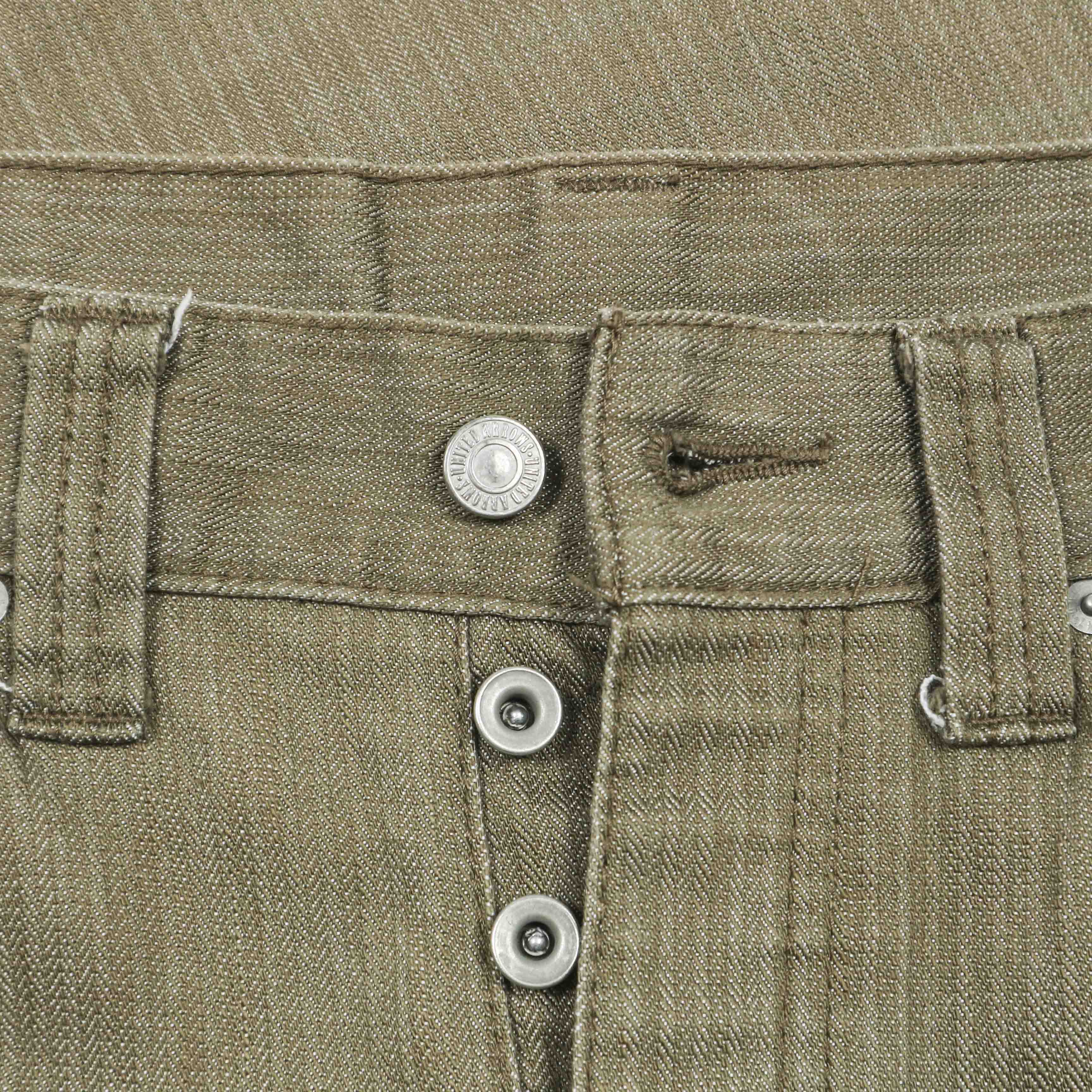 United Arrows Japan Herringbone Jeans Size 32