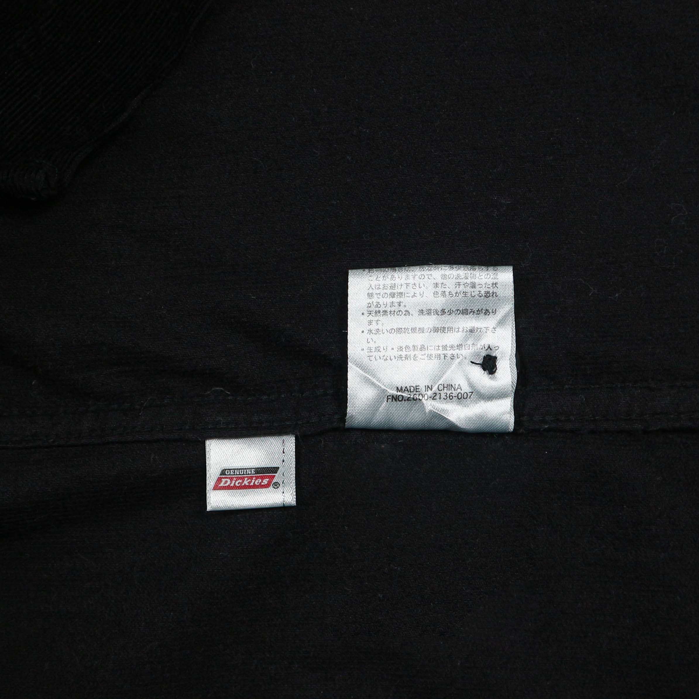 Dickies Black Corduroy Work Shirt Size L
