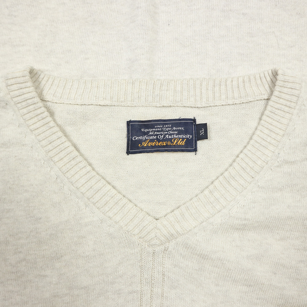 Avirex Cotton Knitted Sweatshirt Size L