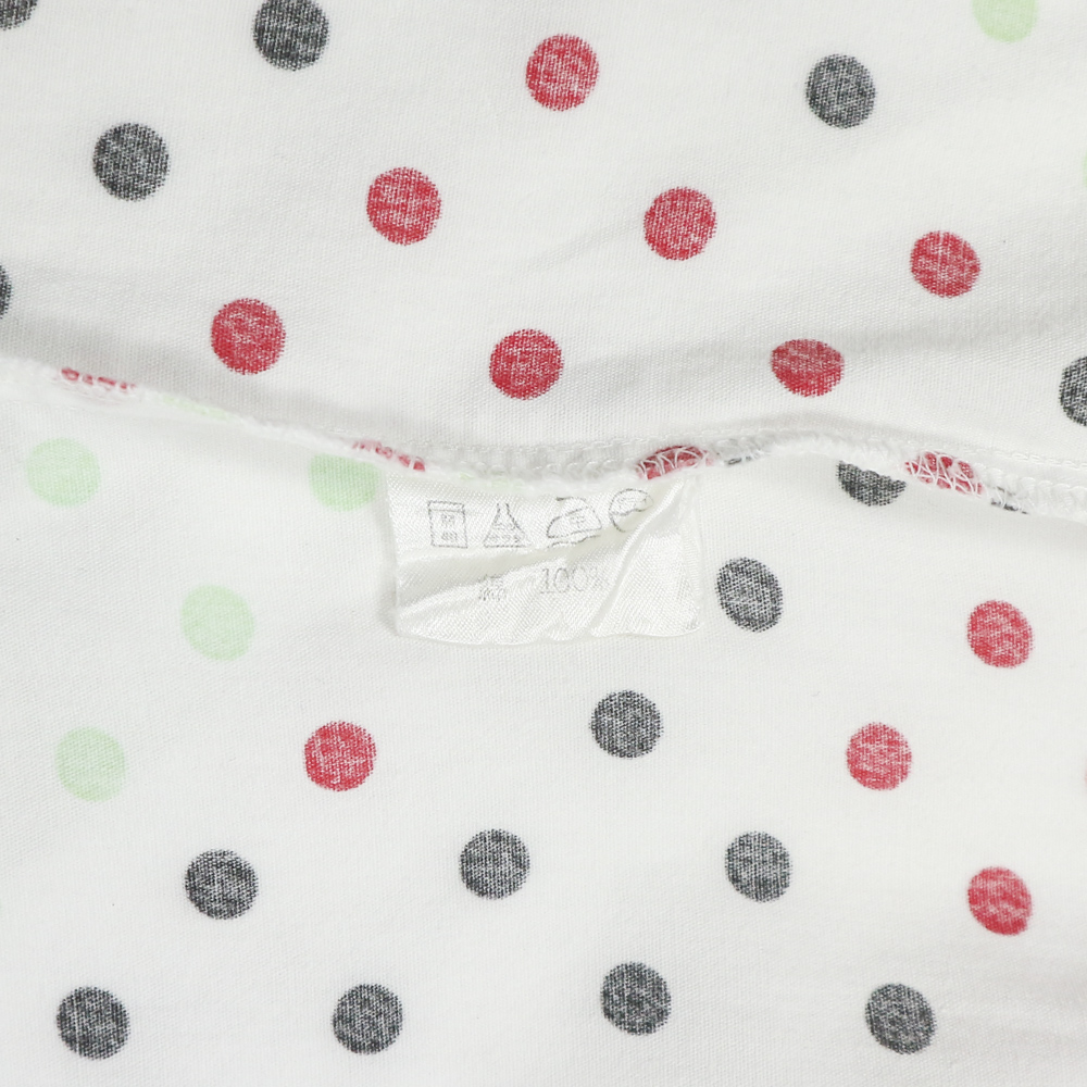 Fabo Flying Angel Co. Dot Pattern S/S Shirt Size L