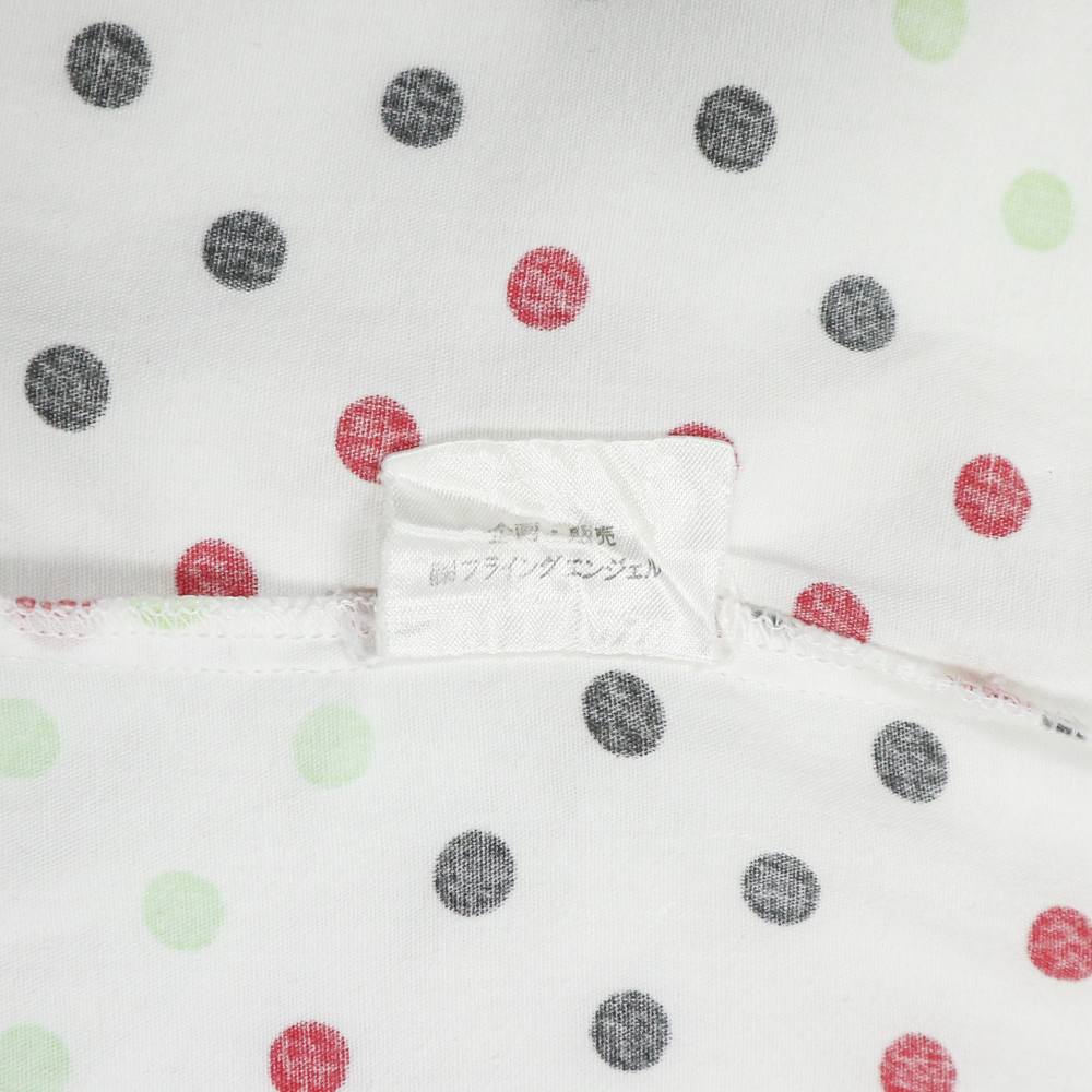 Fabo Flying Angel Co. Dot Pattern S/S Shirt Size L