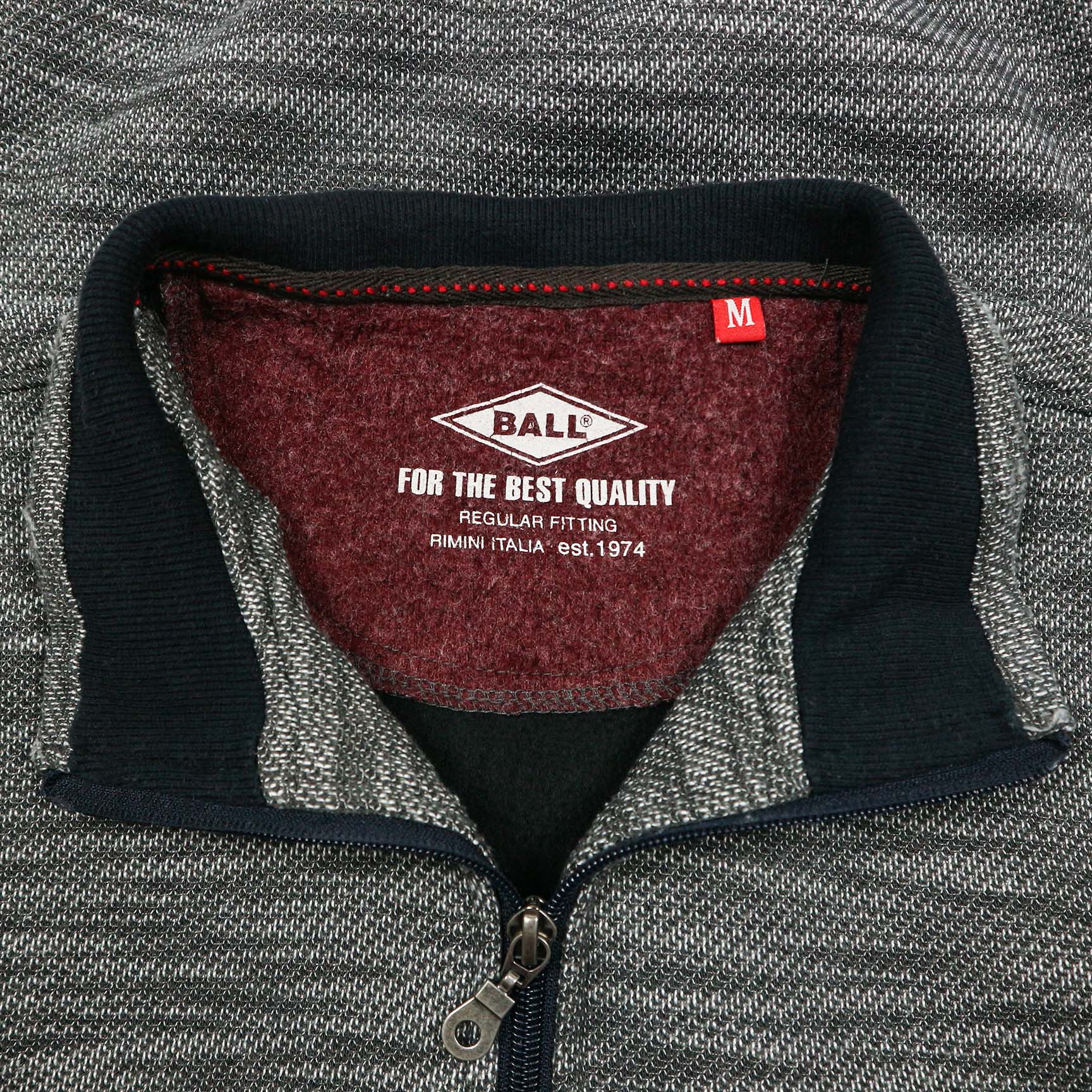 Ball 1/4 Zip Sweatshirt Size M