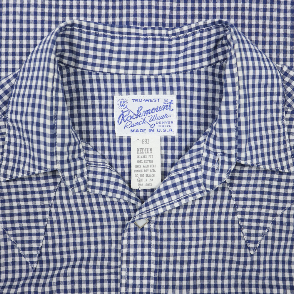 Vtg Rockmount Made in USA Western Shirt Size M