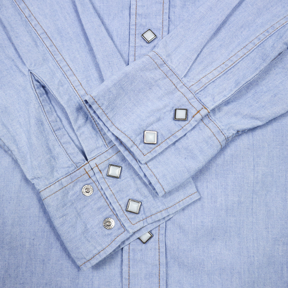 90s Levi's Japan Chambray Western Shirt Size L