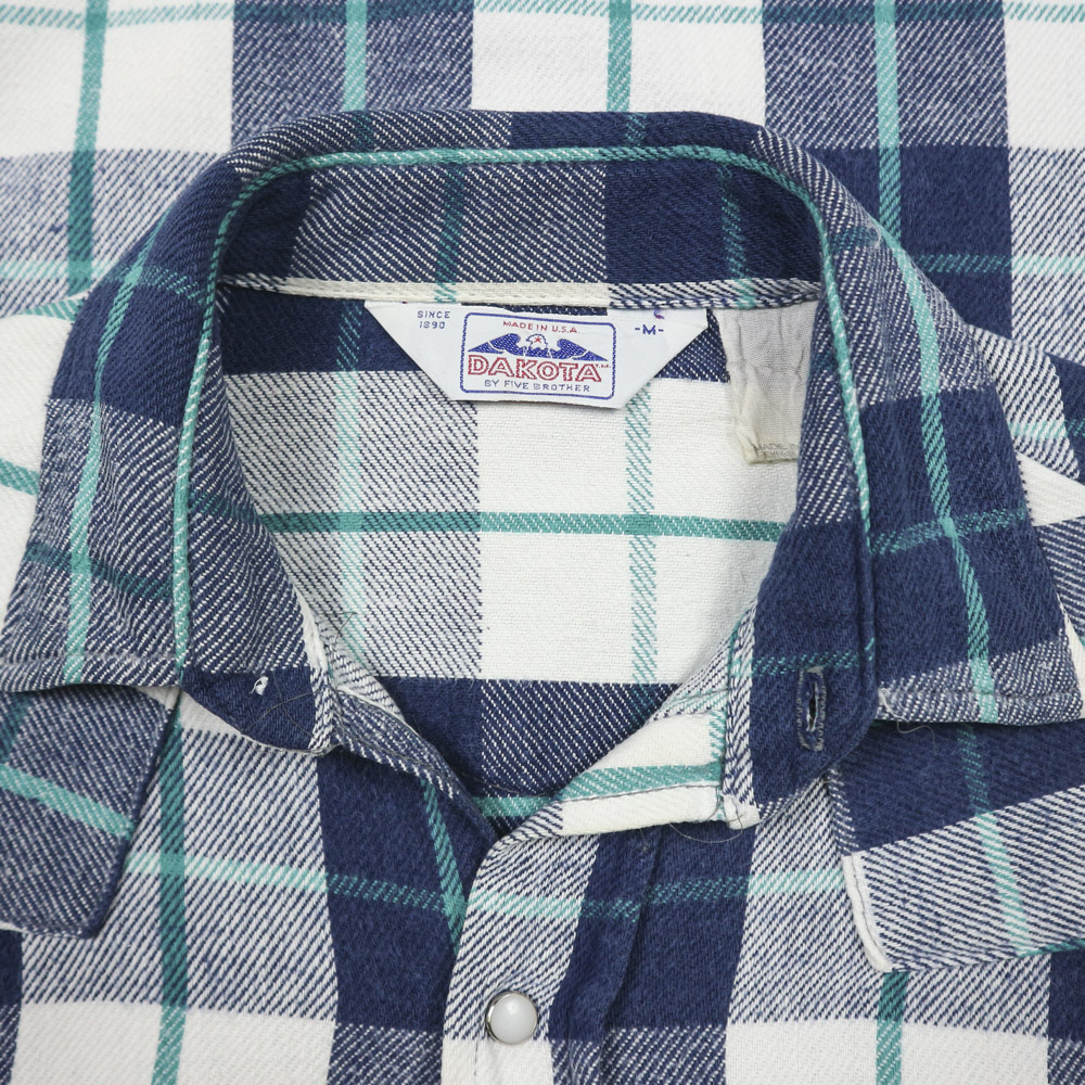 Vtg Dakota by Five Brother USA Western Shirt Size M