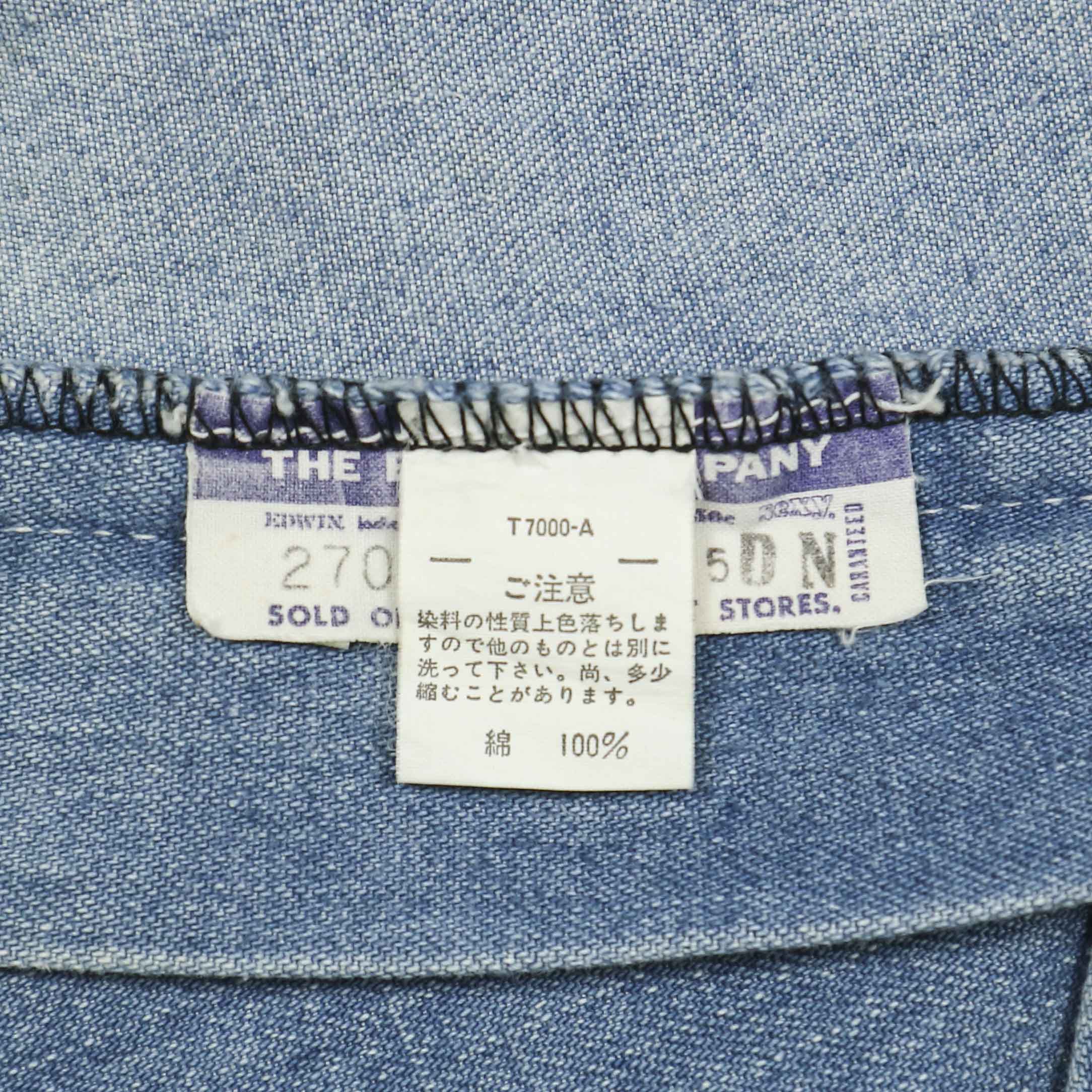 Vintage 80s Edwin Denim Carpenter Pants Size 28