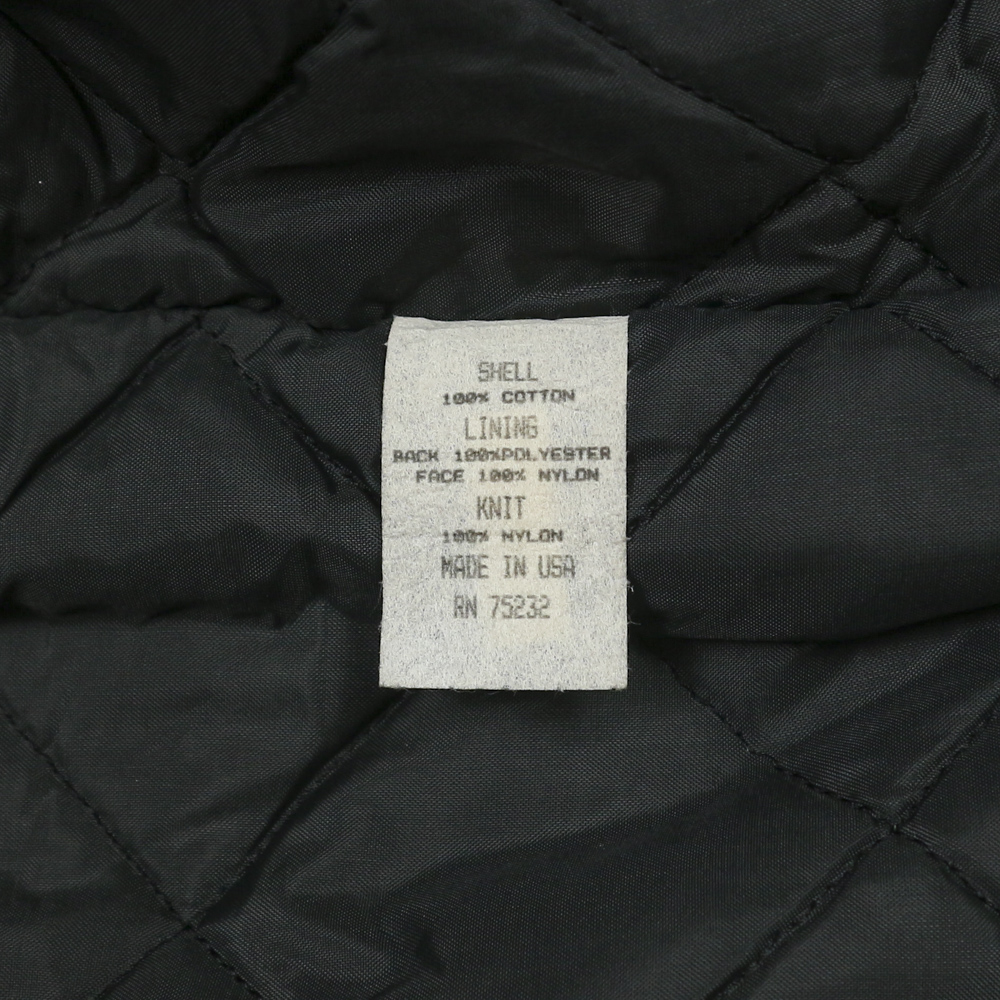 Vtg Carter's USA Quilt-lined Duck Vest Size L