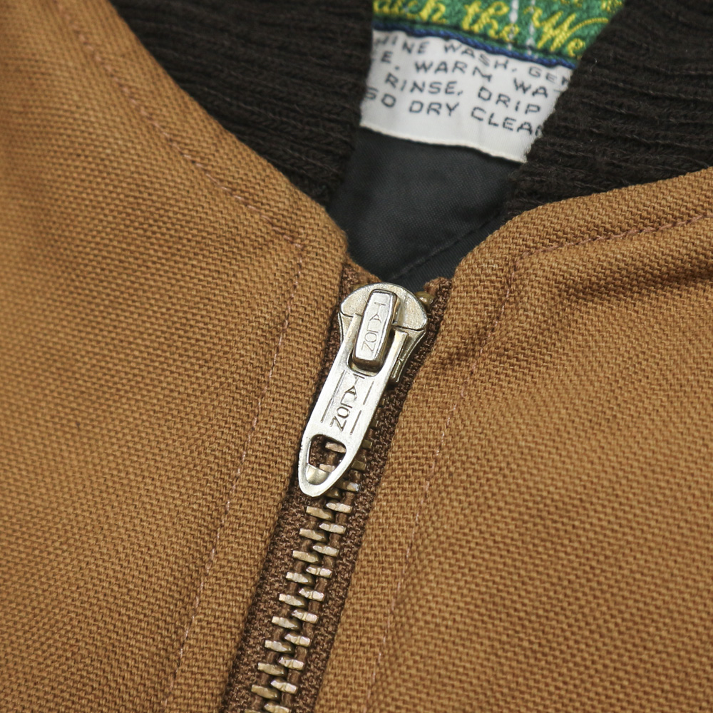 Vtg Carter's USA Quilt-lined Duck Vest Size L