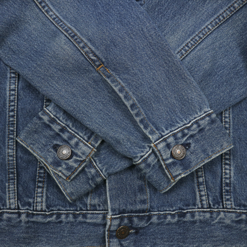 Vtg 90s Levi's USA Trucker Denim Jacket Size M