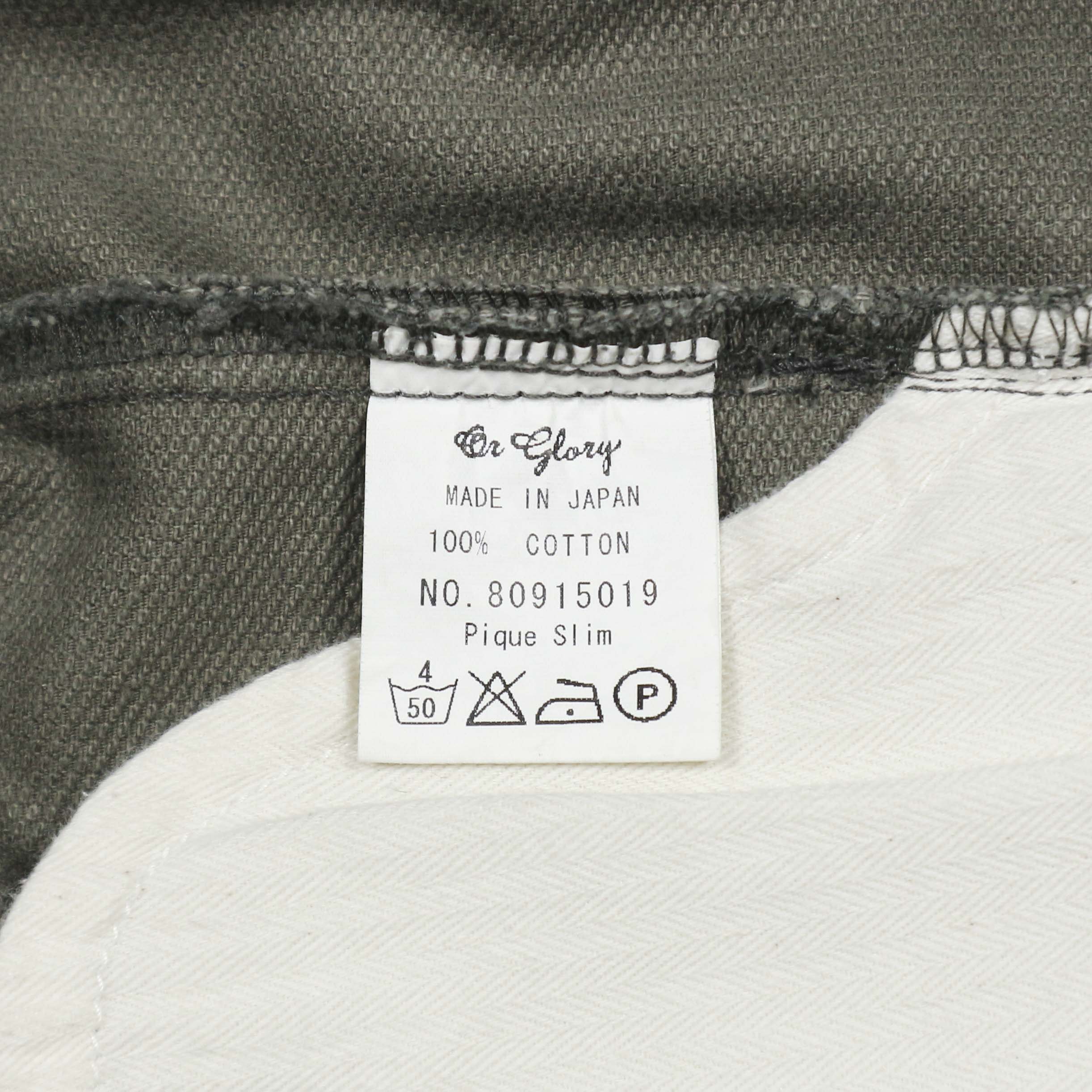 Or Glory Japan Bedford Corduroy Jeans Size 32