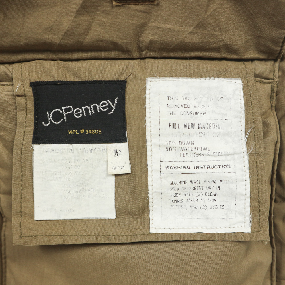 80s JCPenney Reversible Down Vest Size M