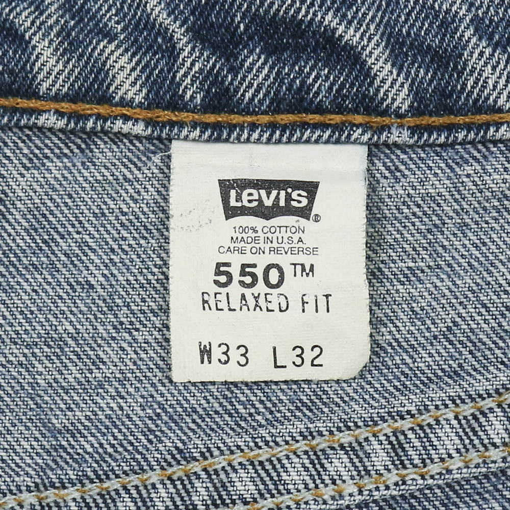 90s Levi's 550 USA Made Denim Jeans Size 32