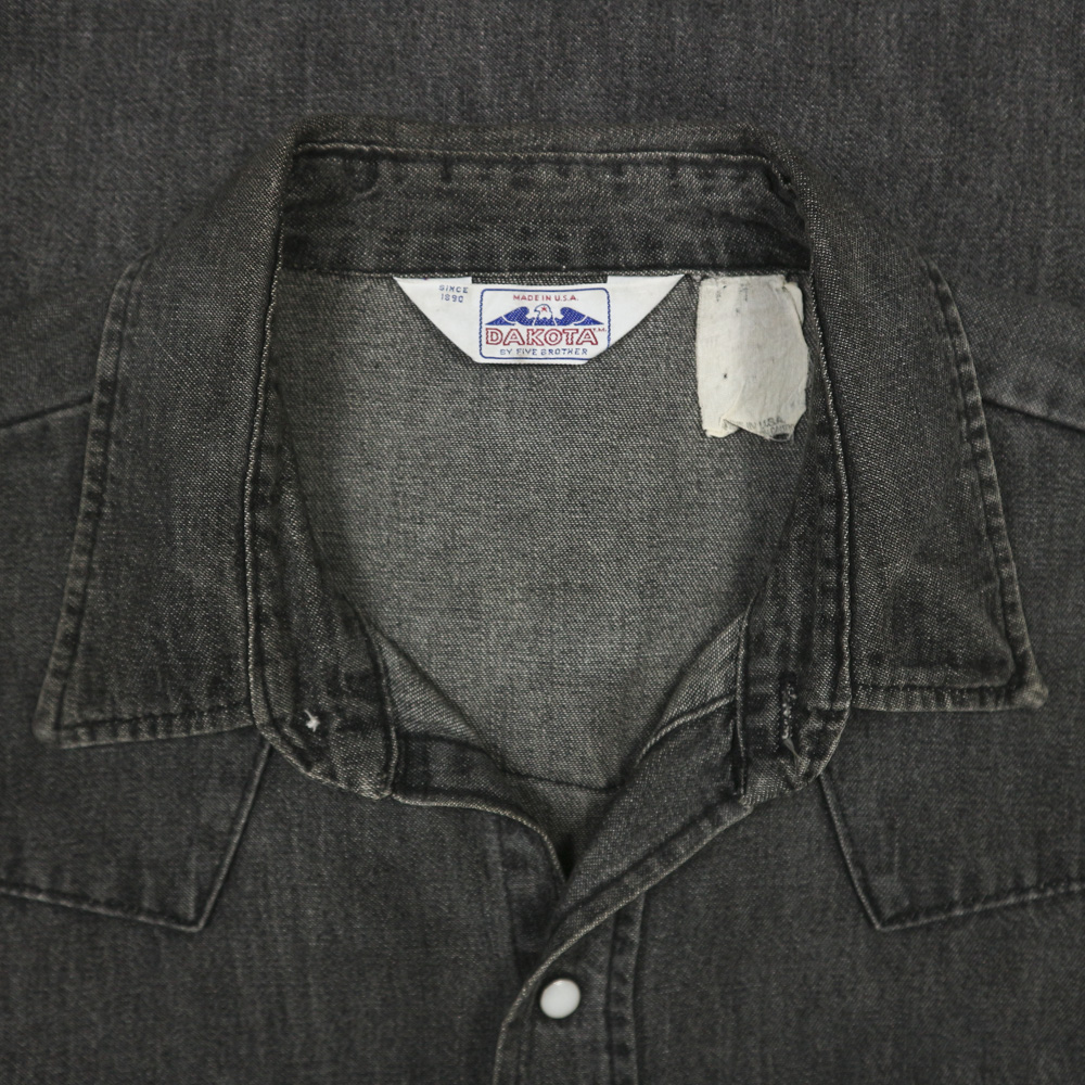 Vtg Dakota by Five Brother Denim Western Shirt Size S