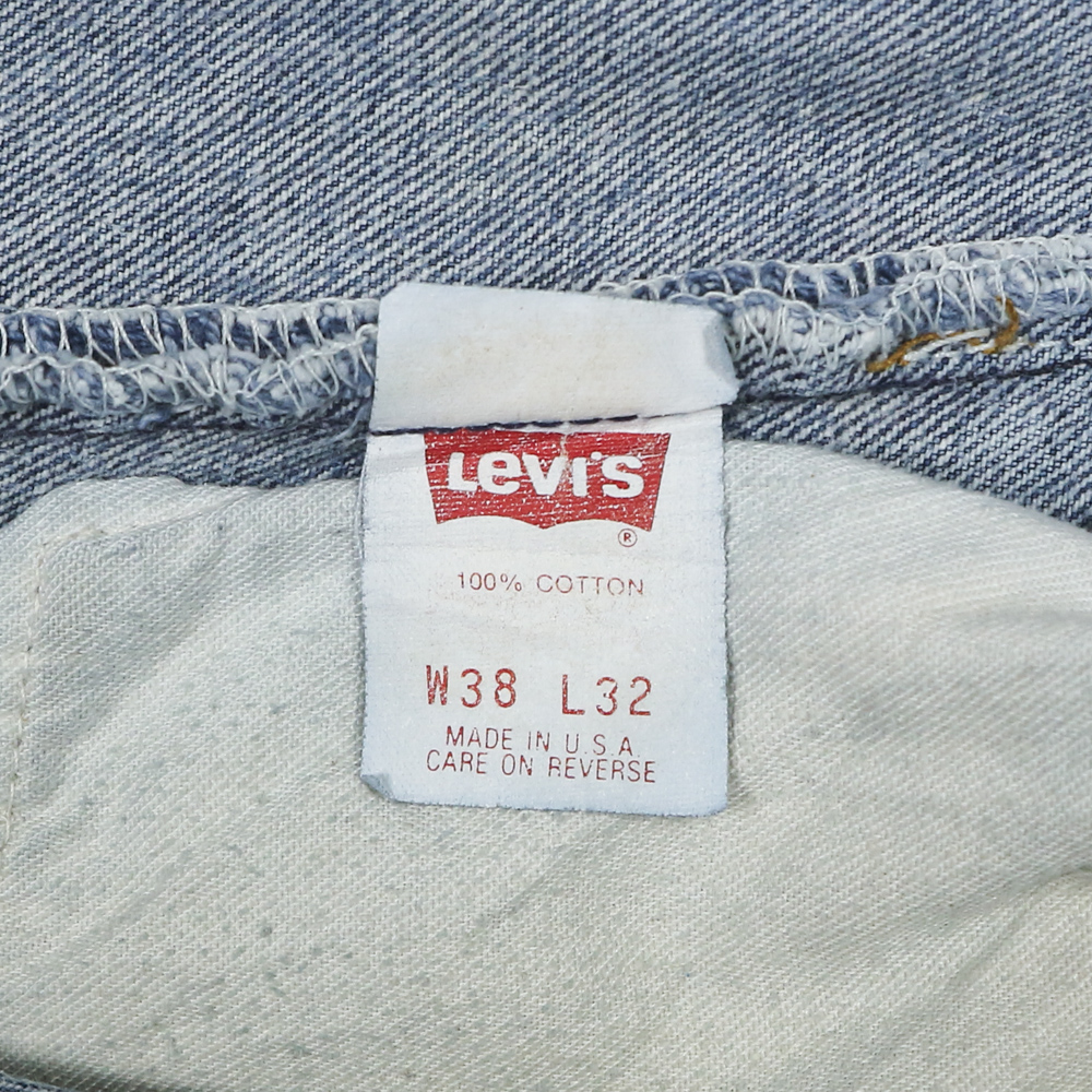 80s Levi's 501 USA Made Denim Jeans Size 37