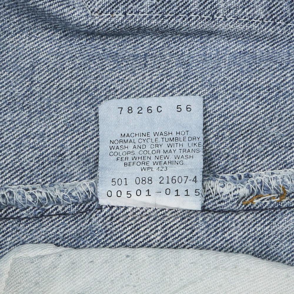 80s Levi's 501 USA Made Denim Jeans Size 37
