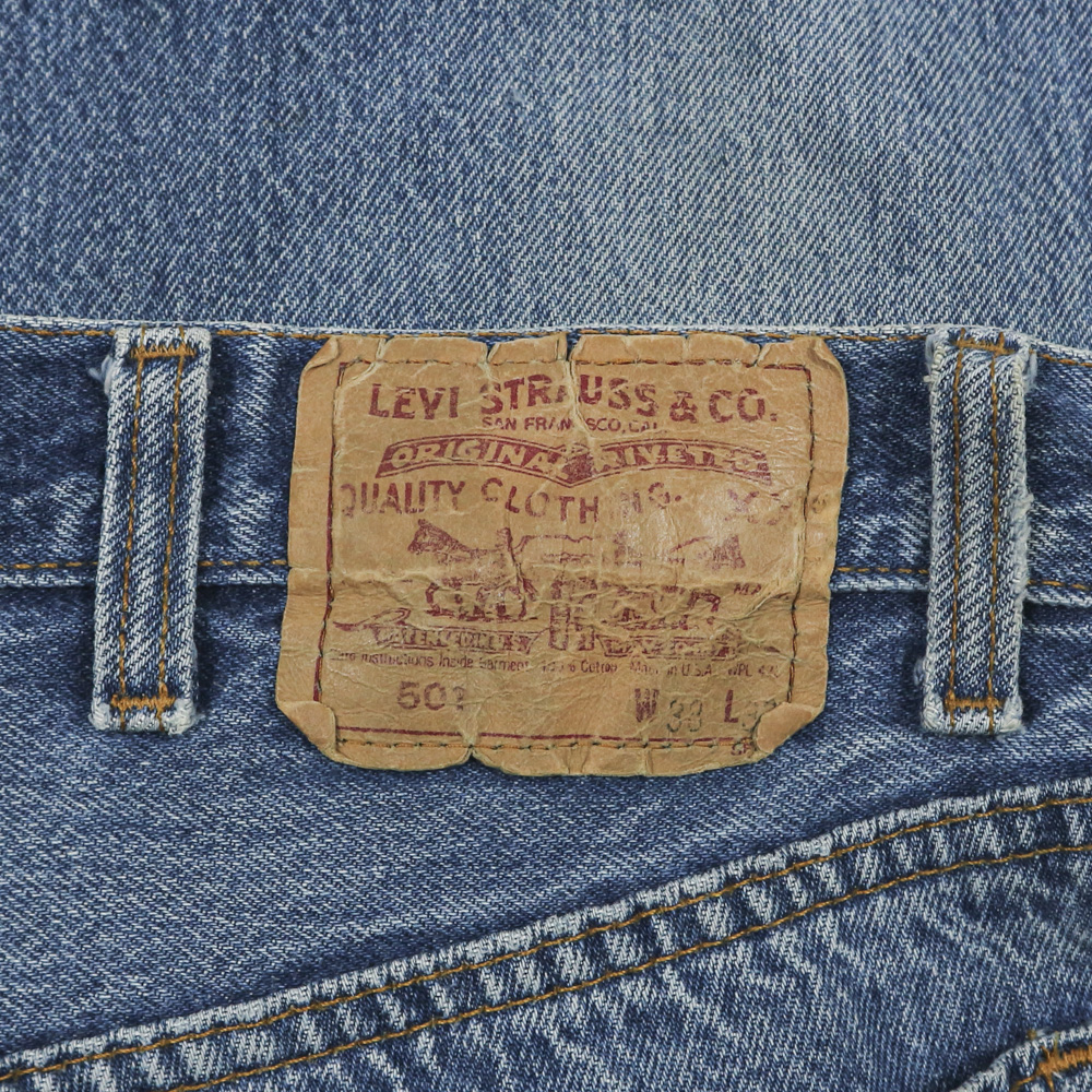 80s Levi's 501 USA Made Denim Jeans Size 37