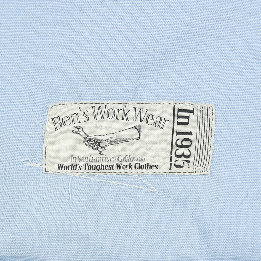 Ben Davis Chainstitch Embroidery Work Shirt Size M