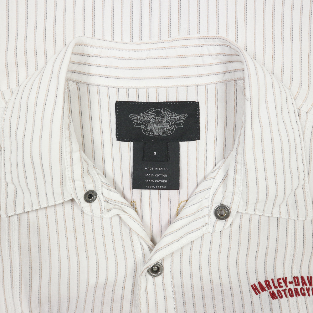 Harley Davidson Stripe S/S Shirt Size S