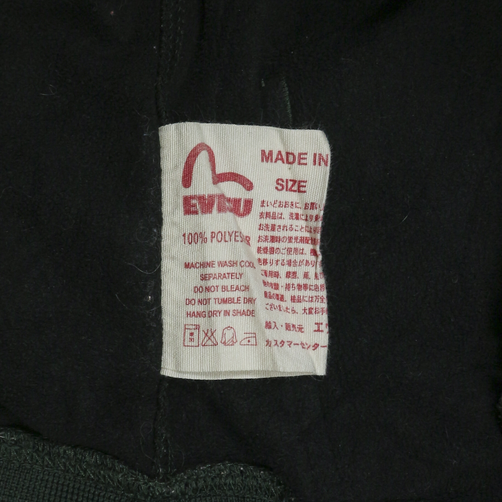 Evisu Yamane Label Fleece-lined Hooded Jacket Size M