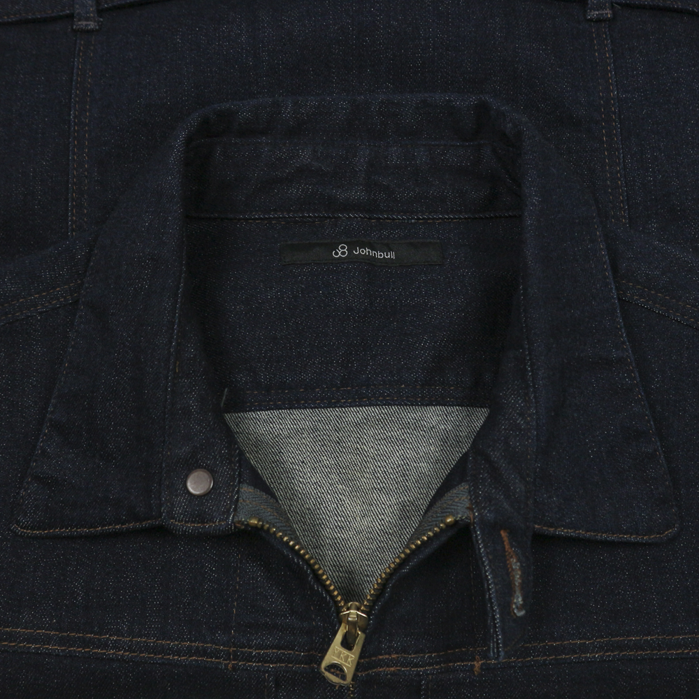 Johnbull Japan Dark Indigo Denim Jacket Size XS
