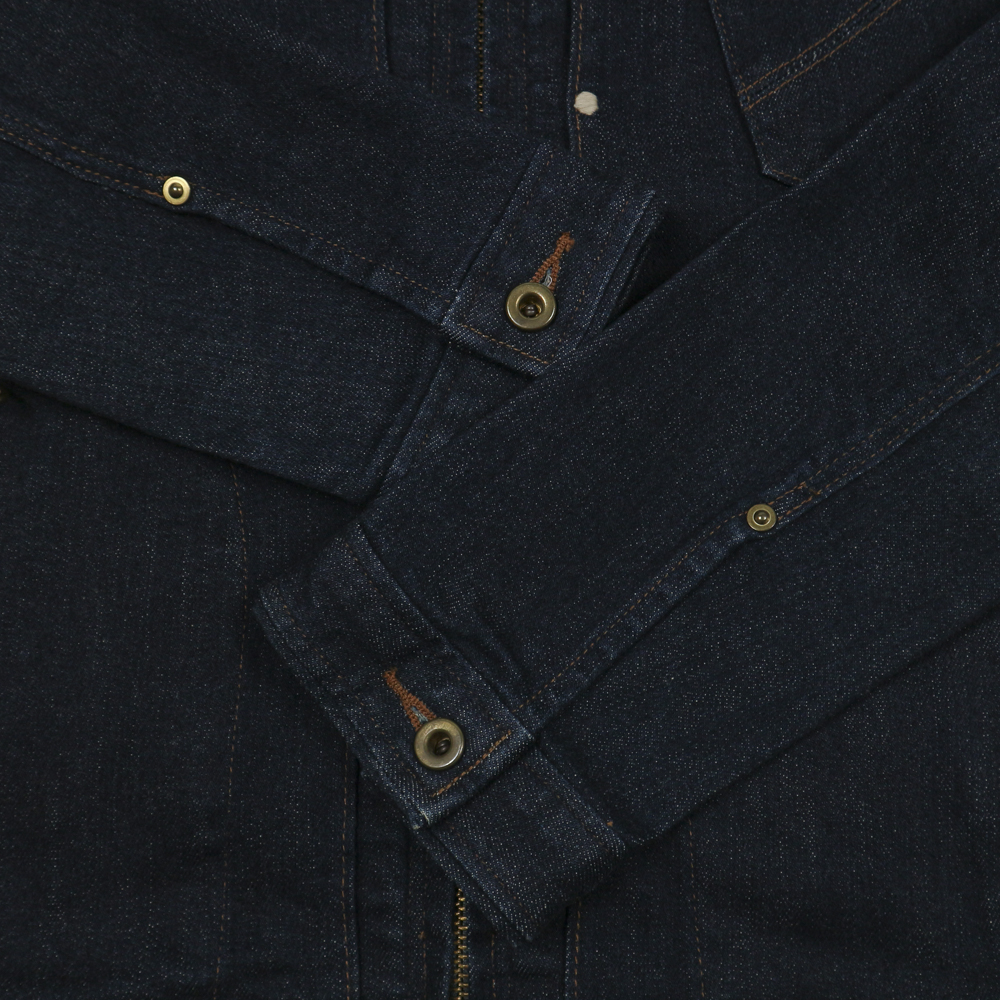 Johnbull Japan Dark Indigo Denim Jacket Size XS