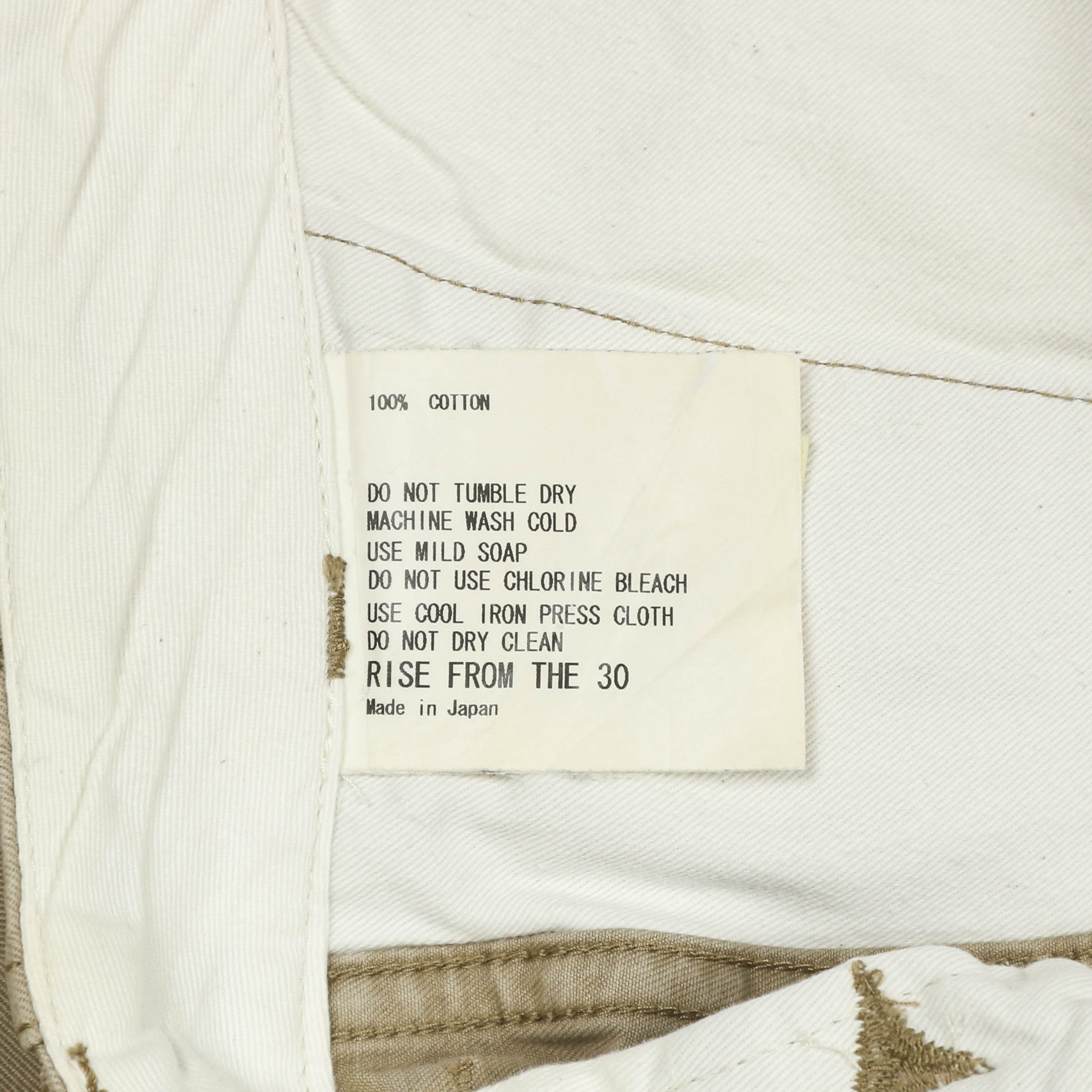 Americana Japan Made Classic Khaki Pants Size 29