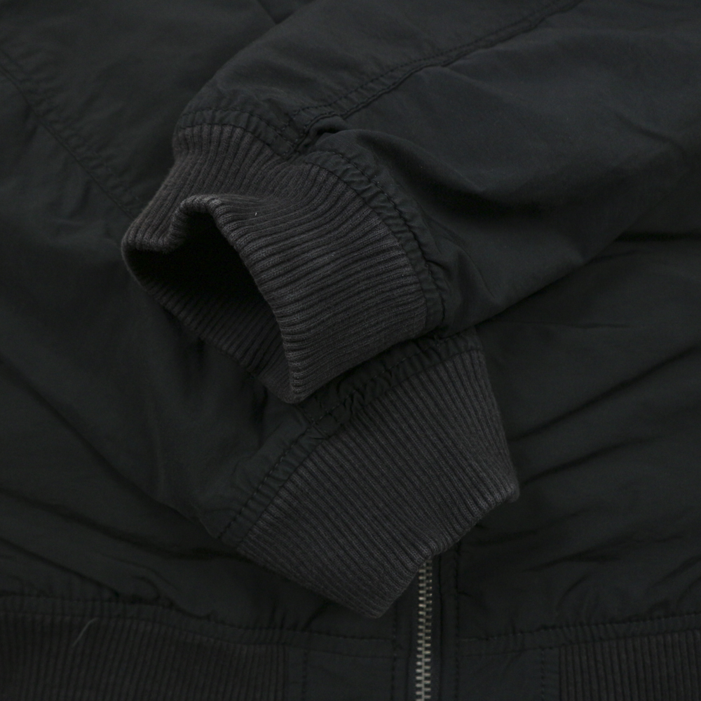 00s GAP Black Quilt-lined Bomber Jacket Size XL