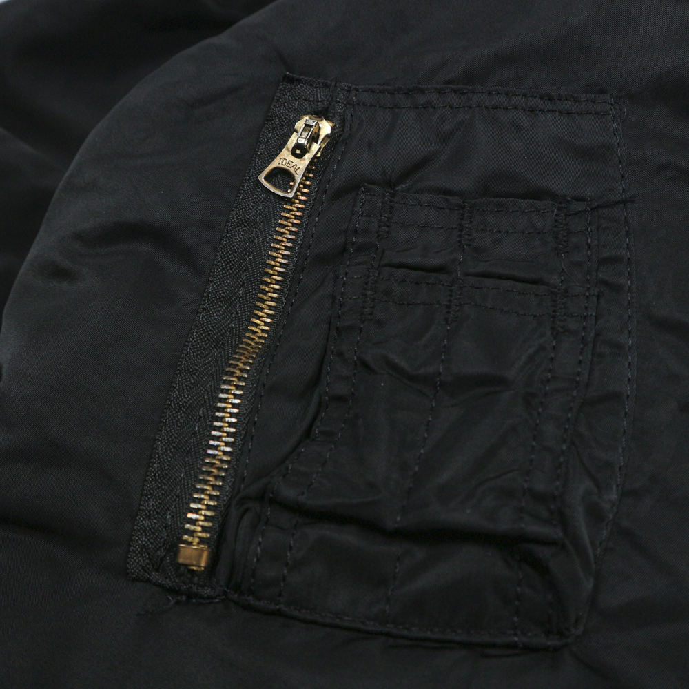 Vtg Alpha Industries USA Made Bomber Jacket Size L