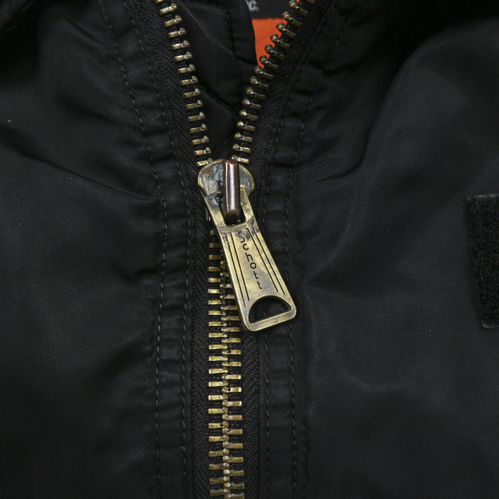 Schott Bros Black Bomber Jacket Size M