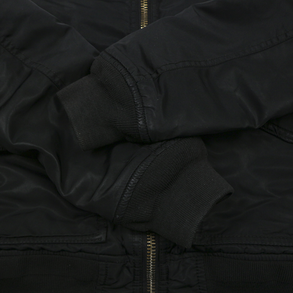Schott Bros Black Bomber Jacket Size M