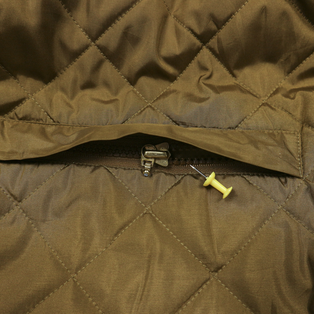 Crocodile Quilted Jacket Women Size L