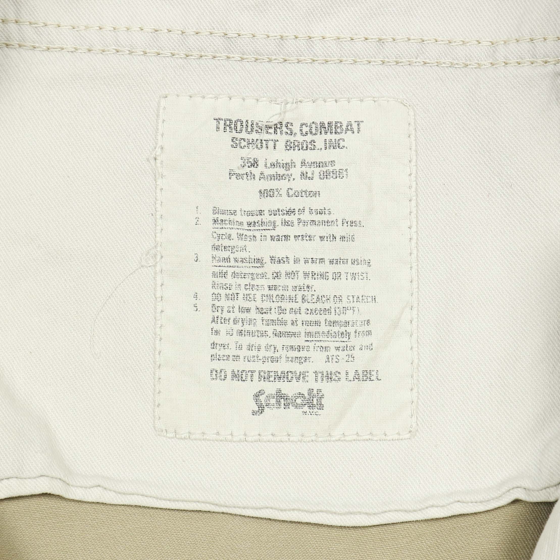 Schott Made in Japan Khaki Pants Size 33