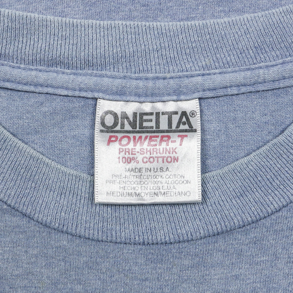 Vintage 90s Oneita USA Hawaii Print T-Shirt Size M