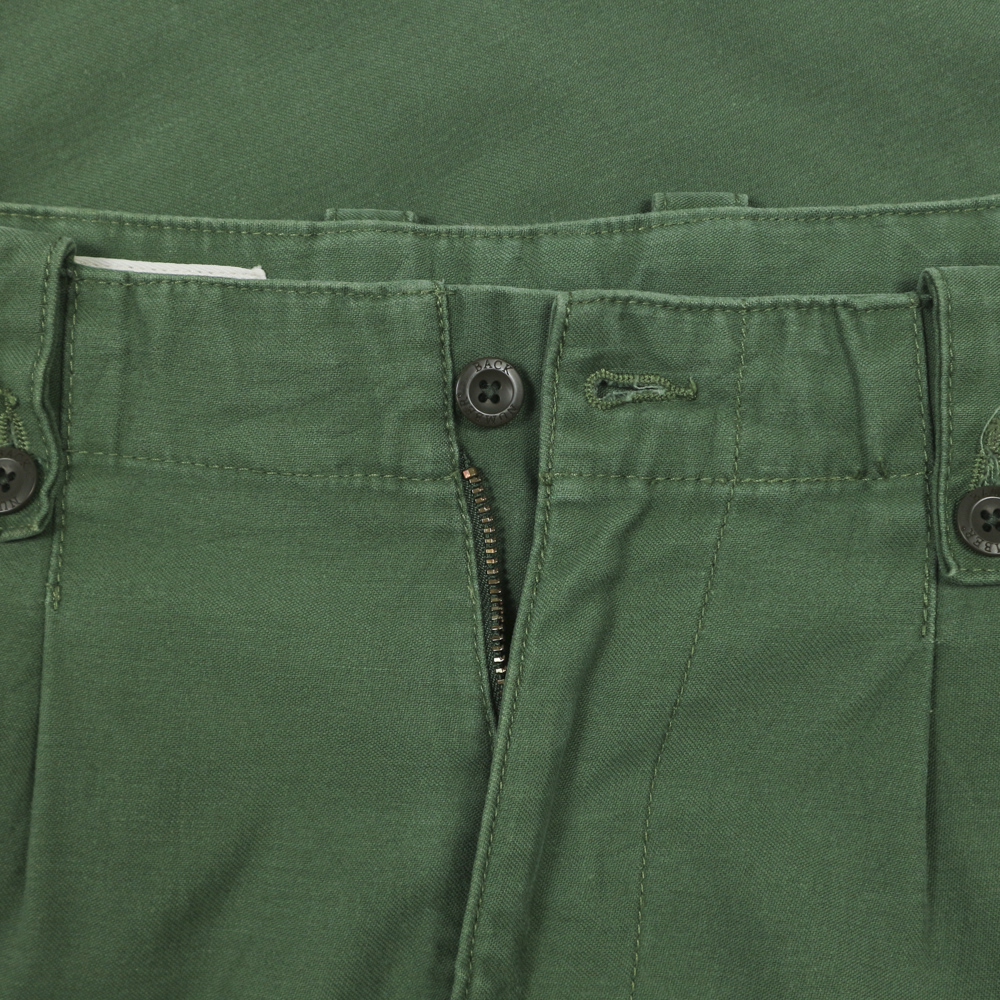 Back Number Sateen Green Cargo Pants Size 35