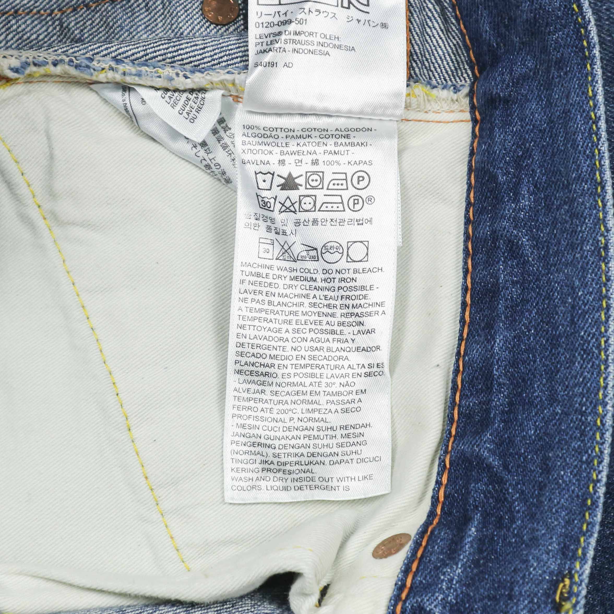 LEVI'S VINTAGE CLOTHING 701 Women Selvedge Jeans Size 28