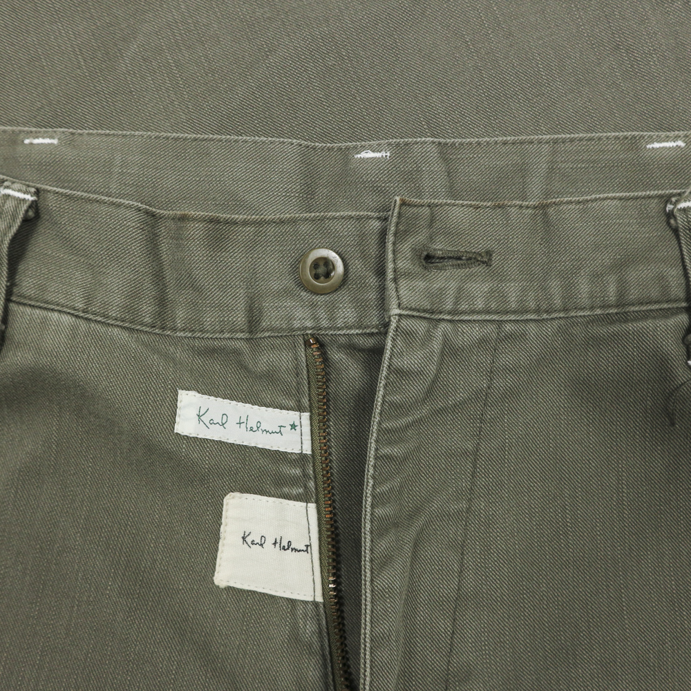 Karl Helmut Japan Made Olive Carpenter Pants Size 32