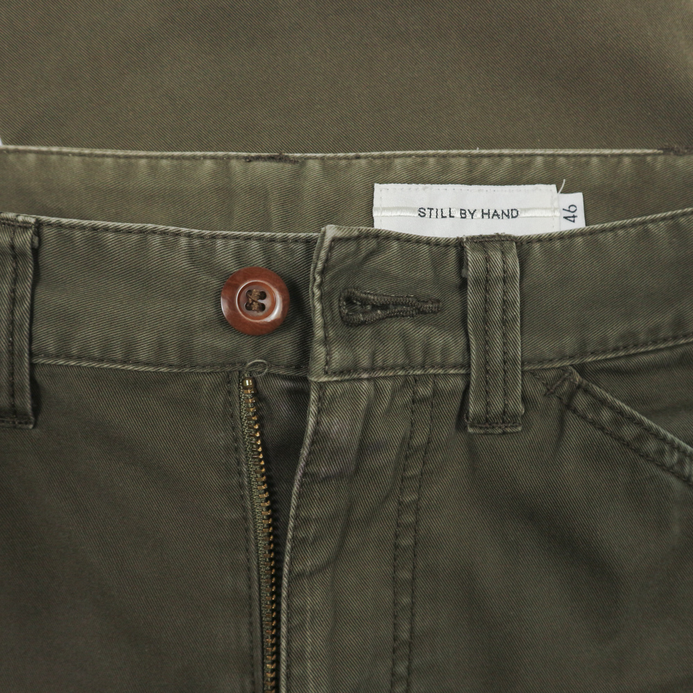 Still by Hand Japan Made Olive Utility Pants Size 31