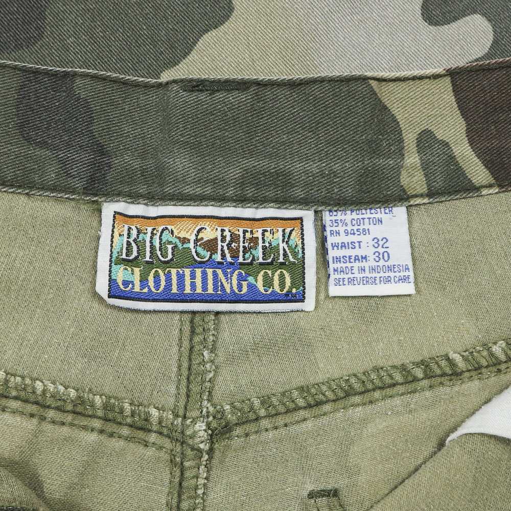 Big Creek Clothing Camo Utility Pants Size 29