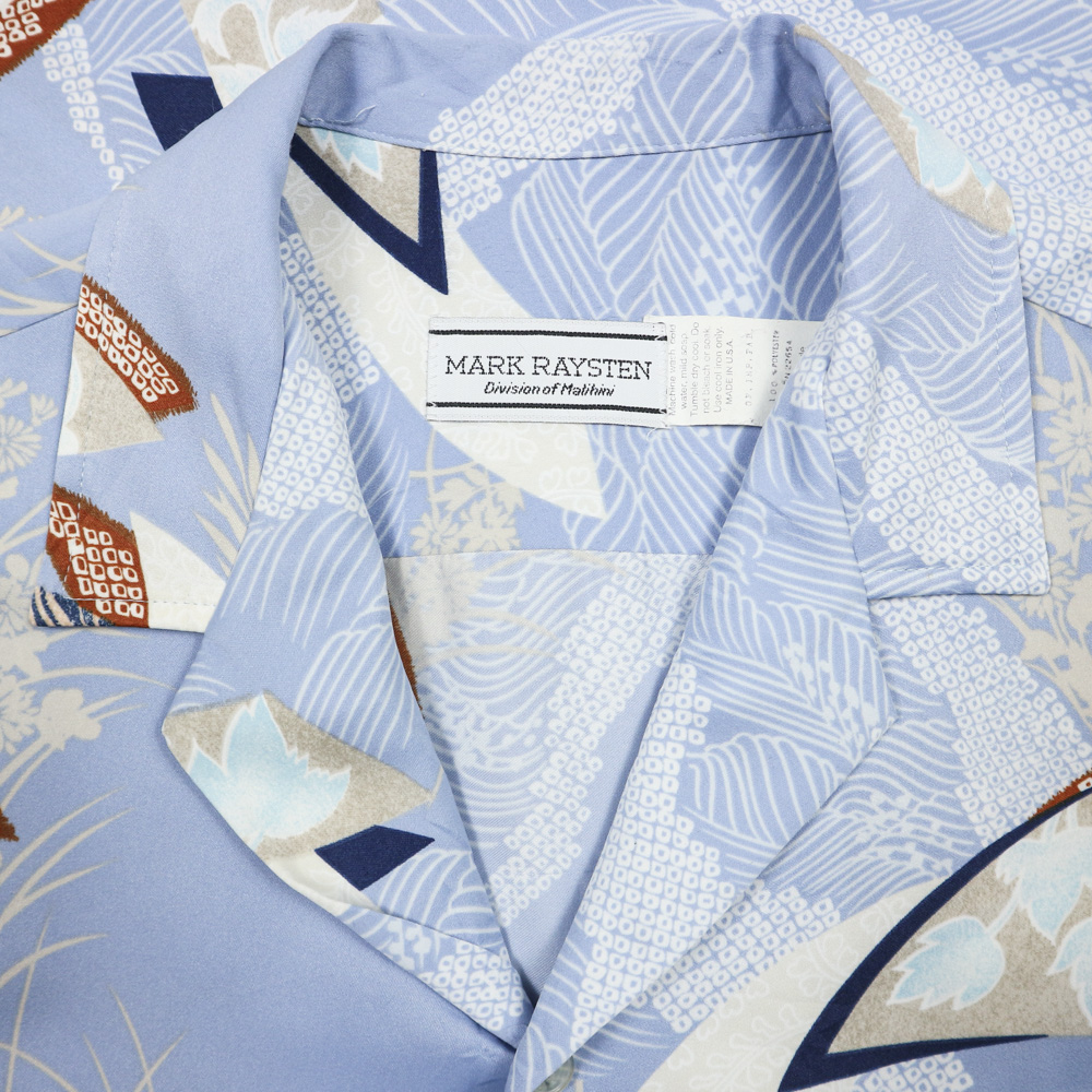 Vtg Mark Raysten Malihini Hawaiian Shirt Size L