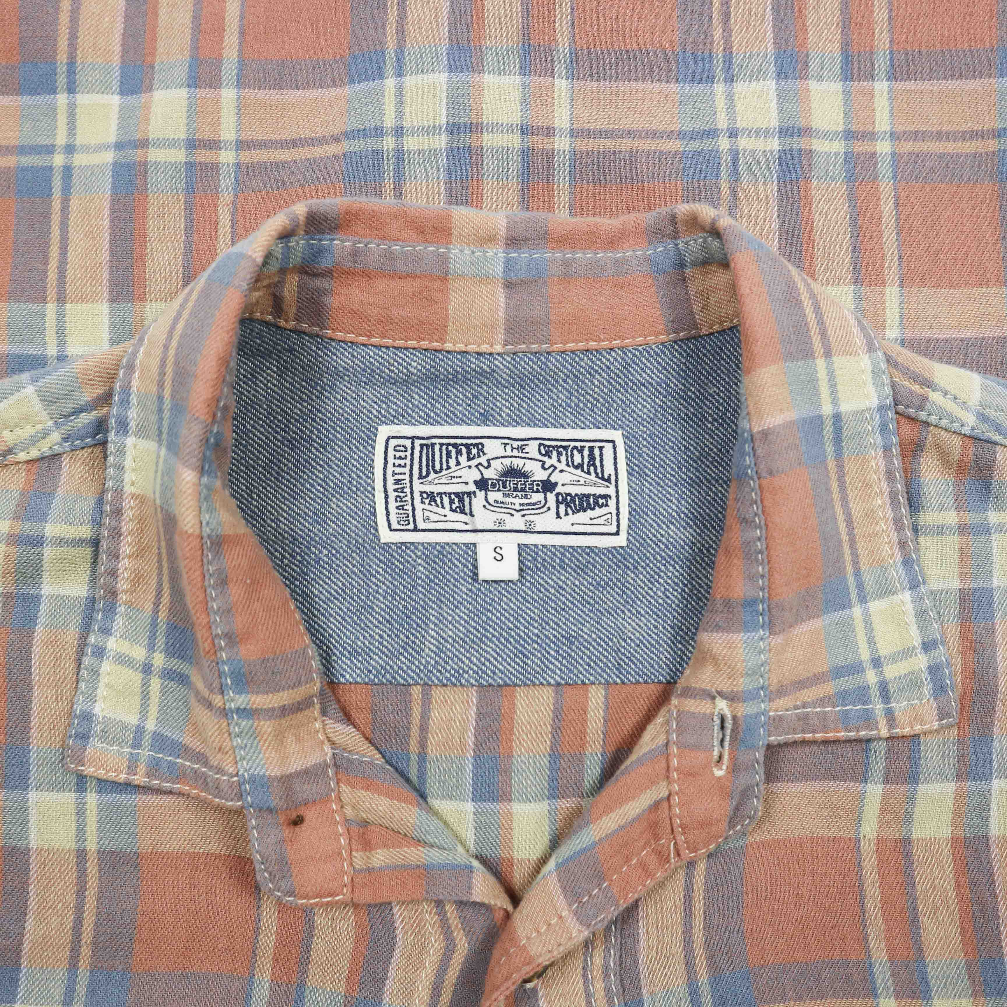 Duffer Japan Flannel Work Shirt Size XS