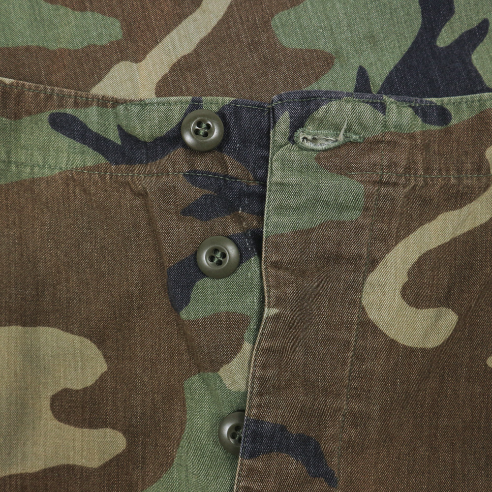 90s U.S. Army Woodland Camo Combat Trousers Size XL