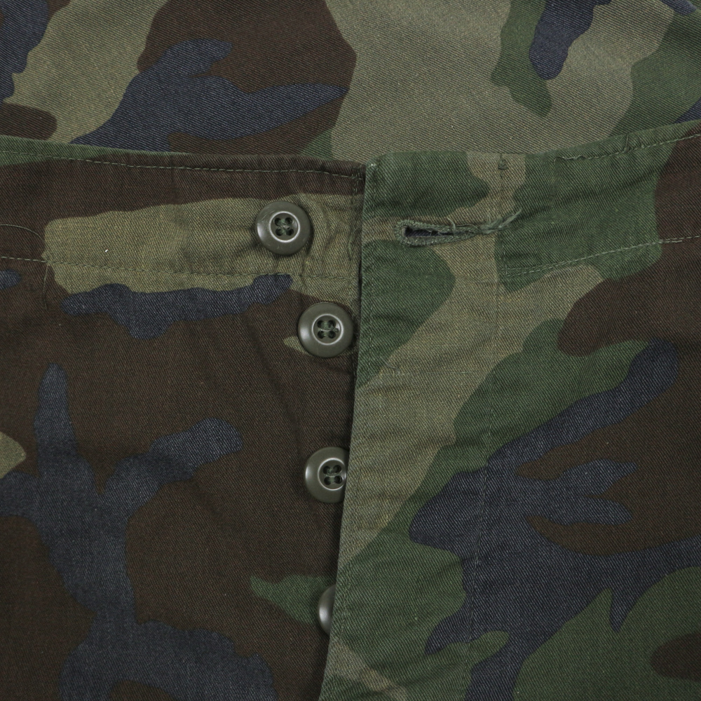 80s U.S. Army Woodland Camo Combat Trousers Size M
