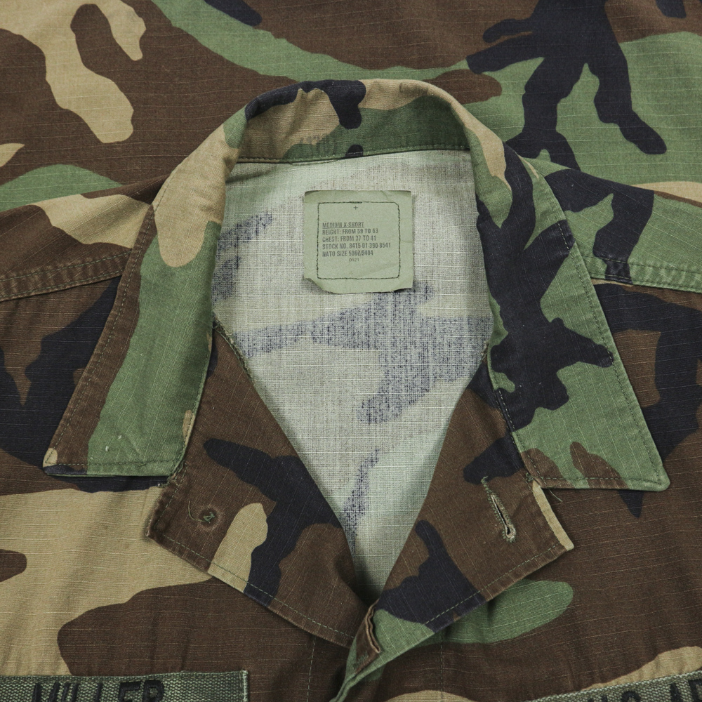 90s U.S. Army BDU Woodland Camo Jacket Size M
