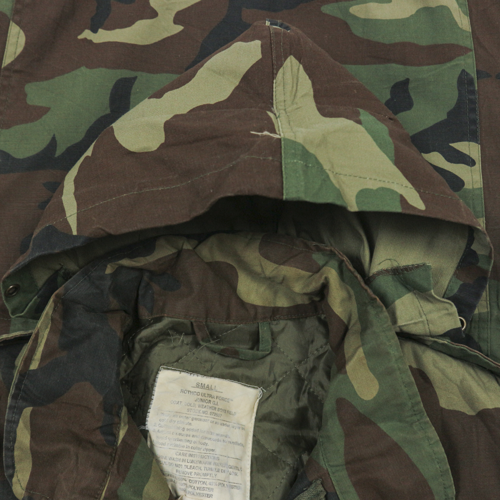 Rothco Mil-spec Woodland Camo Field Jacket Size XS