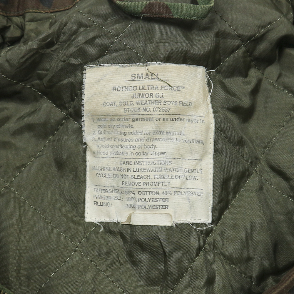Rothco Mil-spec Woodland Camo Field Jacket Size XS