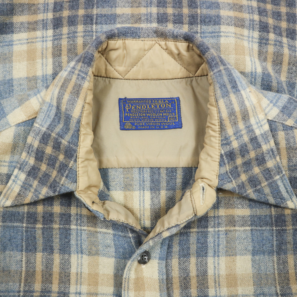 Vintage Pendleton USA Wool Plaid Shirt Size S